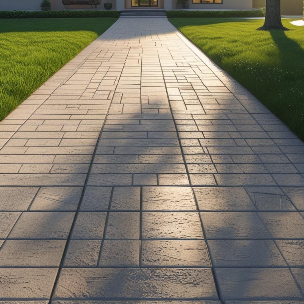 Driveway Concrete Paved by Blacon driveway company
