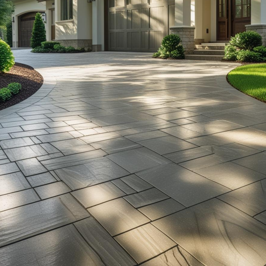 Expert Imprinted Concrete Driveway in Blacon